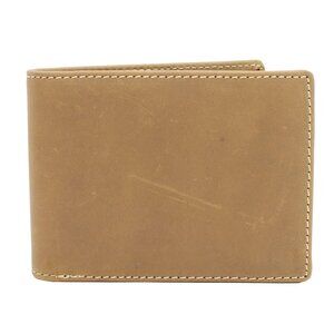 Full Grain Leather Cowhide Classic Wallet A102BRN